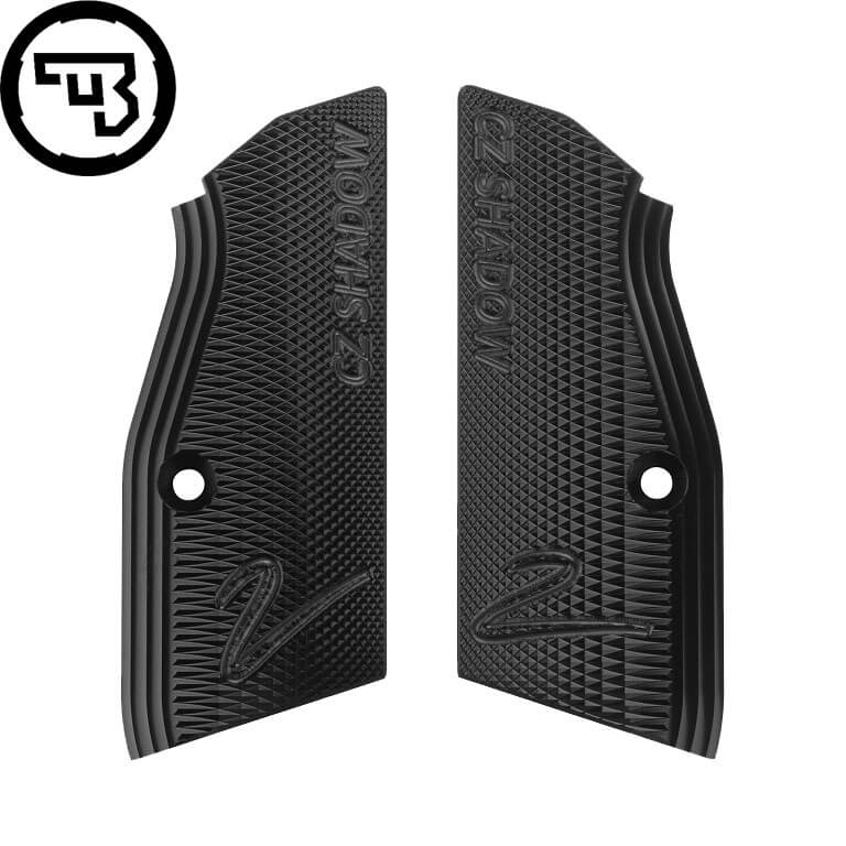 CZ Shadow 2, CZ TS 2, CZ 75B & SP-01 korte alu CZ greepplaten