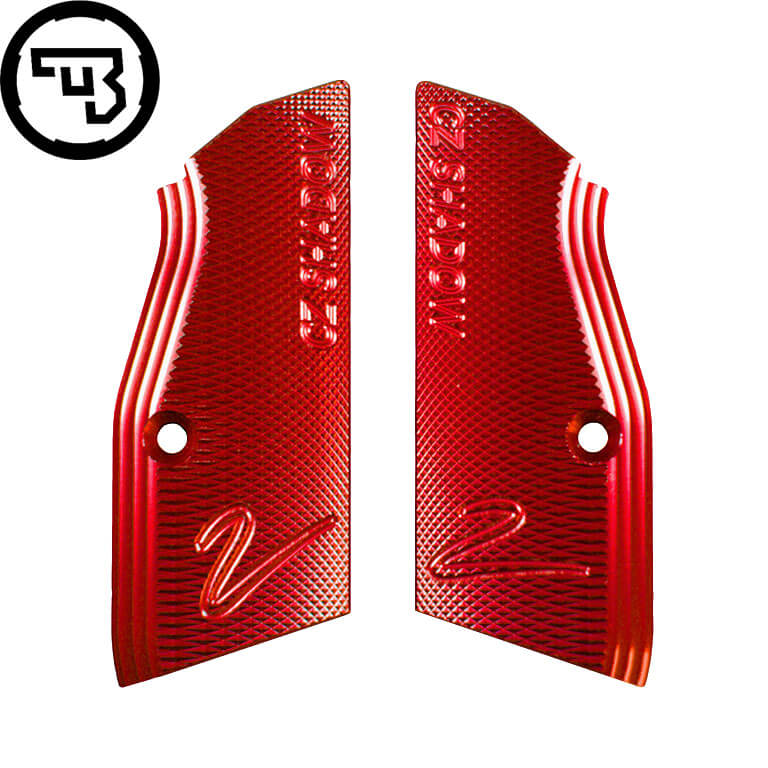 CZ Shadow 2, CZ TS 2, CZ 75B & SP-01 korte alu CZ greepplaten