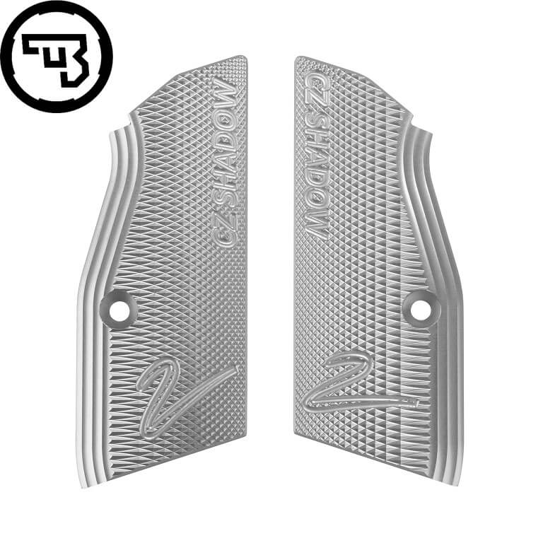 CZ Shadow 2, CZ TS 2, CZ 75B & SP-01 korte alu CZ greepplaten