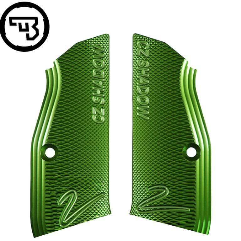 CZ Shadow 2, CZ TS 2, CZ 75B & SP-01 korte alu CZ greepplaten