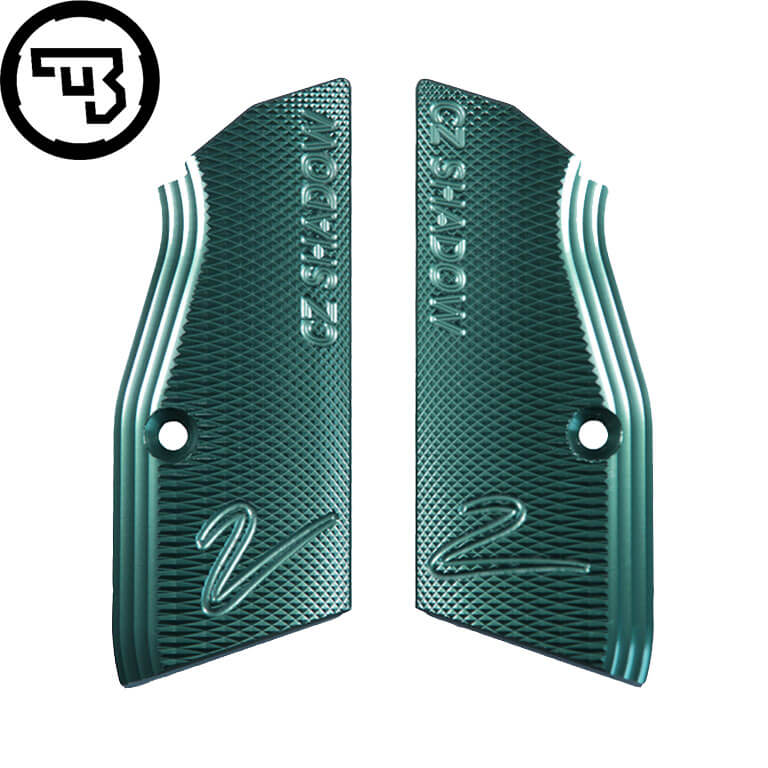 CZ Shadow 2, CZ TS 2, CZ 75B & SP-01 korte alu CZ greepplaten