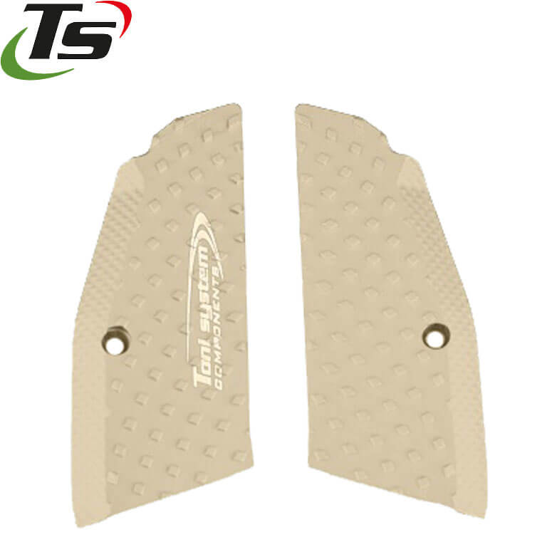 CZ 75B & SP-01, CZ TS 2, CZ Shadow 2 korte alu Vibram greepplaten