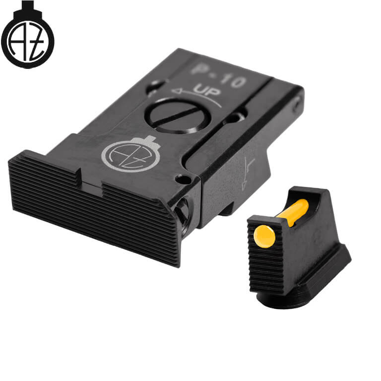 CZ P-10 organes de visée réglables | fibre optique A