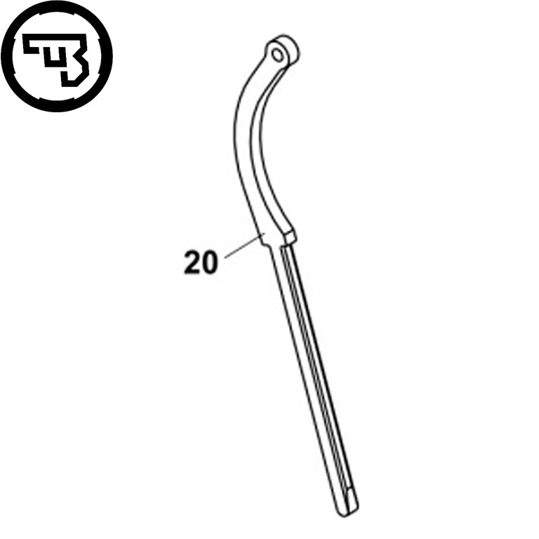 CZ Shadow 2 Compact, CZ P-01, CZ P-07, CZ P-09 tige de ressort principal
