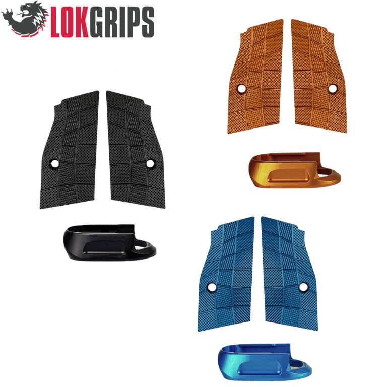 CZ Shadow 2 Compact & Carry grips alu courts & magwell alu | Gridlok