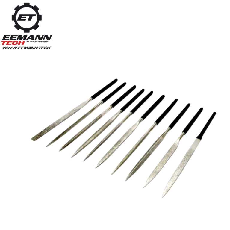 Gunsmith's set of diamond files