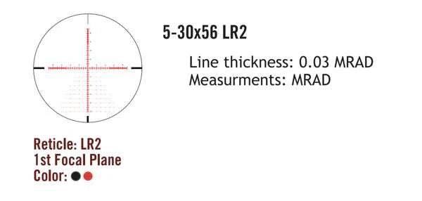 Sightmark Presidio 5-30x56 LR2 FFP lunette de visée