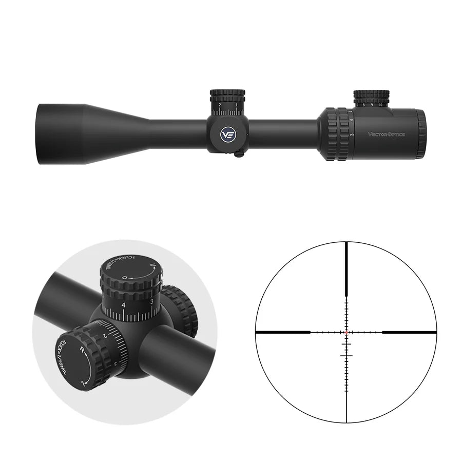Vector Optics Hugo 3-12x40i Fiber Reticle richtkijker