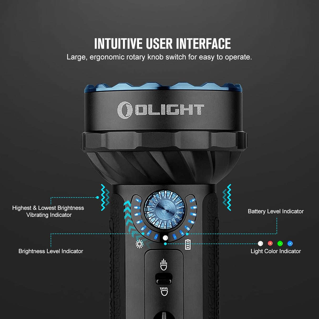 Olight Marauder Mini | oplaadbare meerkleurige zaklamp | 7.000 lm