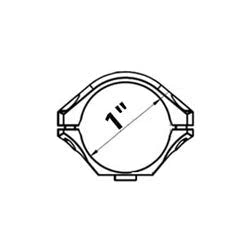 Richtkijkers met een diameter van 1 inch [25,4 mm]