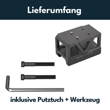 Picatinny red dot montage met verhoger [32 mm] | C-More RTS footprint 