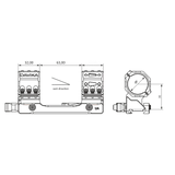 30 mm richtkijkermontage | Picatinny QD Ergo-basis