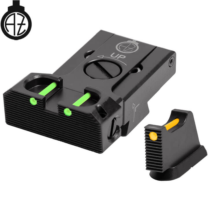 CZ 75B, CZ P-01, CZ 75 SP-01 organes de visée réglables | fibre optique B 