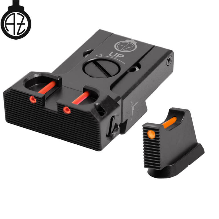 CZ 75B, CZ P-01, CZ 75 SP-01 organes de visée réglables | fibre optique B 