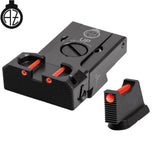 CZ 75B, CZ P-01, CZ 75 SP-01 organes de visée réglables | fibre optique B 