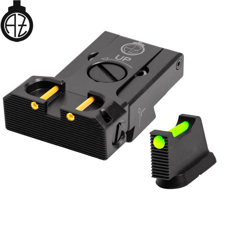 CZ 75B, CZ P-01, CZ 75 SP-01 organes de visée réglables | fibre optique B 