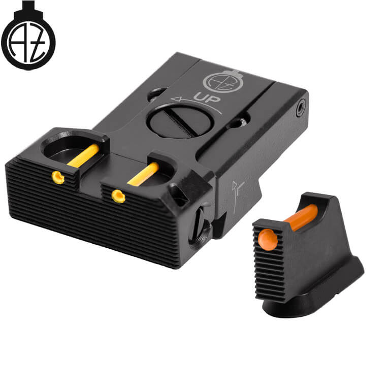 CZ 75B, CZ P-01, CZ 75 SP-01 organes de visée réglables | fibre optique B 