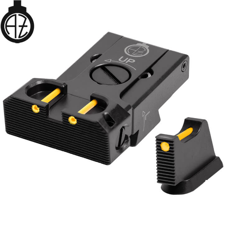 CZ 75B, CZ P-01, CZ 75 SP-01 organes de visée réglables | fibre optique B 