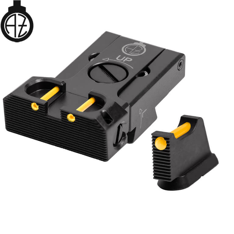 CZ 75B, CZ P-01, CZ 75 SP-01 organes de visée réglables | fibre optique B 
