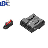 CZ P-07, CZ P-09 verstelbare richtmiddelen set met fiber optics | type A