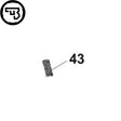 CZ P-07, CZ P-09 ressort de sécurité | pièce n°43