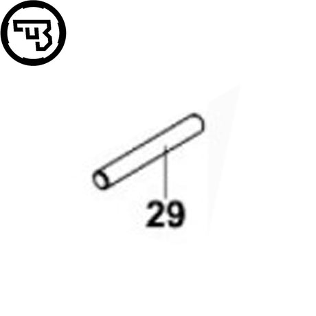 CZ P-10 axe de ressort de barre de détente | pièce n°29