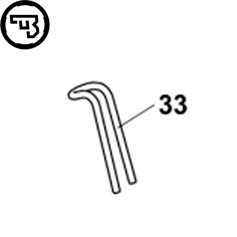 CZ Shadow 2, CZ 75B, CZ 75 SP-01 Shadow magazijn catch veer | part #33