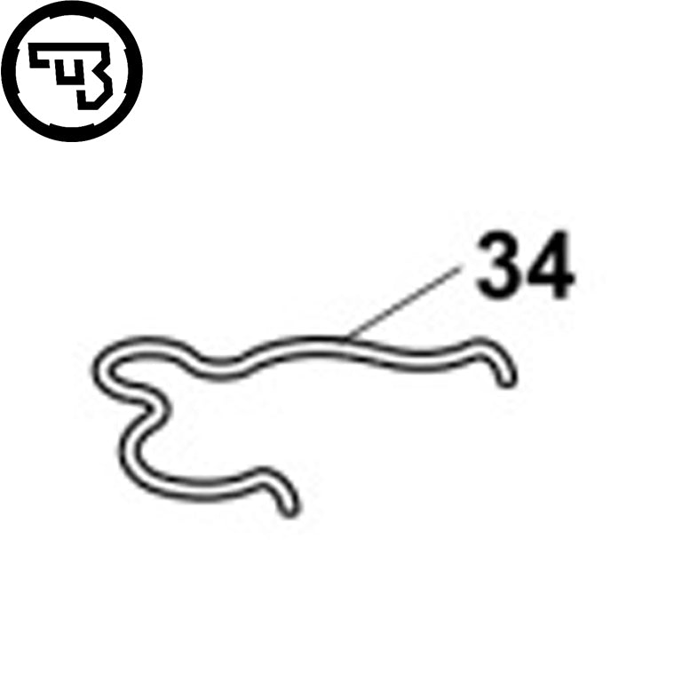 CZ Shadow 2, CZ 75B, CZ 75 SP-01 Shadow trekkerstangveer | onderdeel #34
