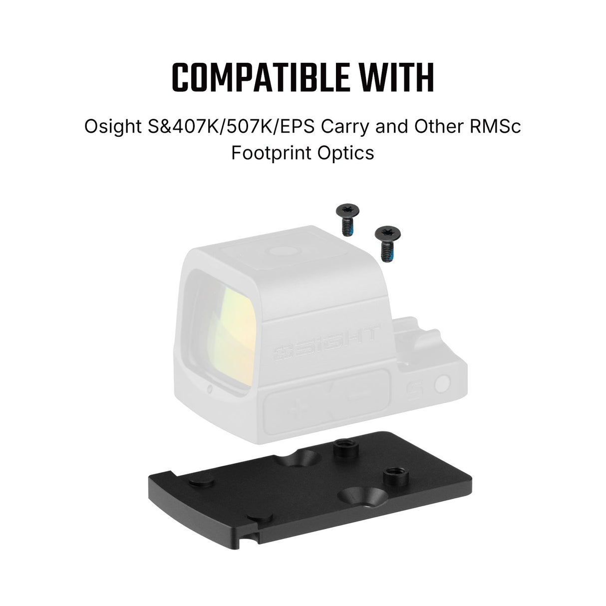 Footprint adapter | van Trijicon RMR naar Shield RMSc & K-series footprint