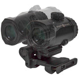 Sightmark XTM-3 grossisseur 3x avec montage point rouge LQD flip to side 