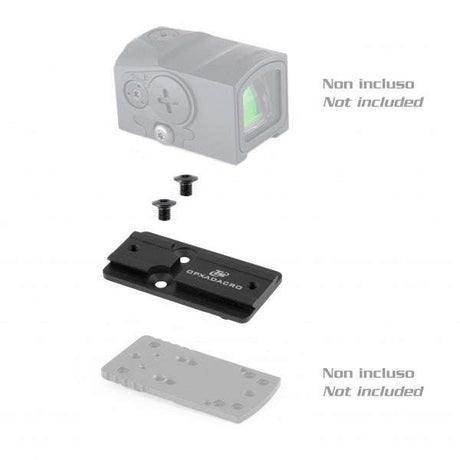 Footprint adapter | van Toni System mounts "type A" naar Aimpoint Acro