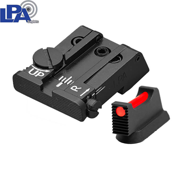 CZ Kadet adjustable LPA sight set with fiber optics