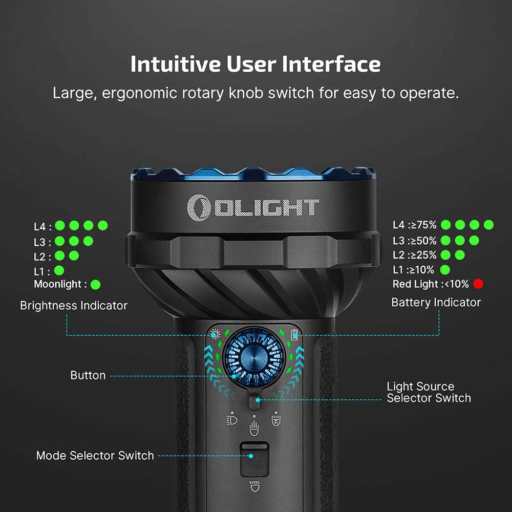 Olight Marauder 2 Mini | lampe rechargeable puissante | 10.000 lm