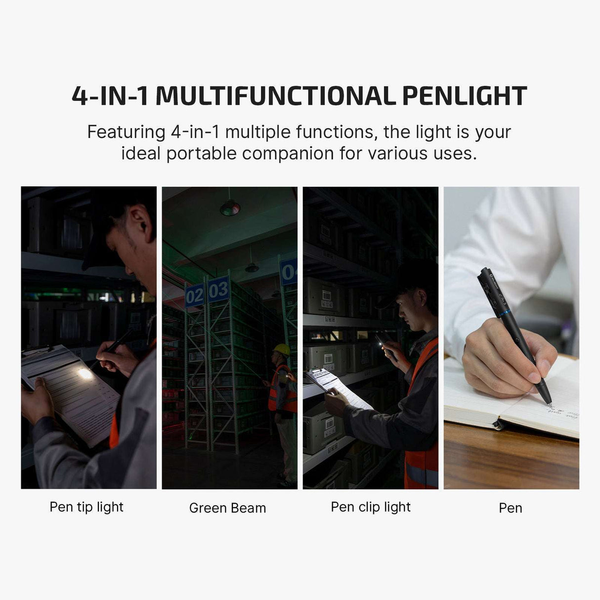 Olight O'Pen 3 | multifunctionele penlight | 120 lm + groene laser