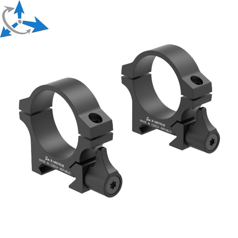 30mm montageringen | Picatinny rail met hendel JK-N